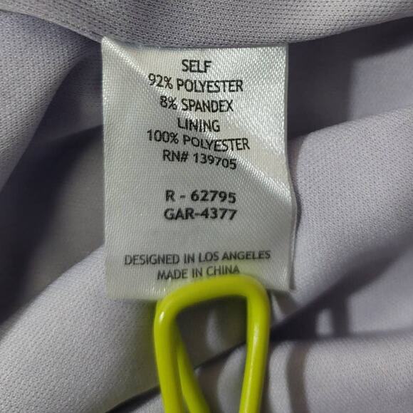 EMERLAD SUNDAE XS lavender sparkle ruffle mermaid high low midi dress B124 - Picture 6 of 7